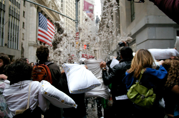 Pillow Fight NYC 2009