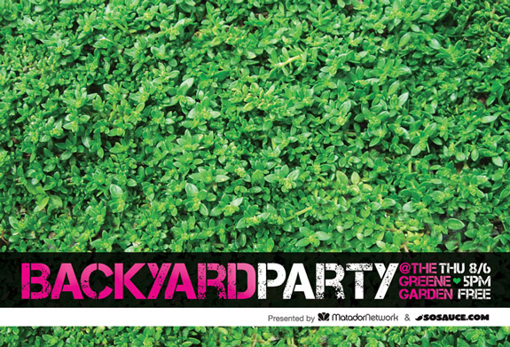 Sosauce Backyard Party Card