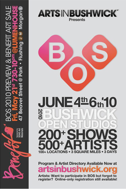 Bushwick Open Studios - Festival Postcard (Front)