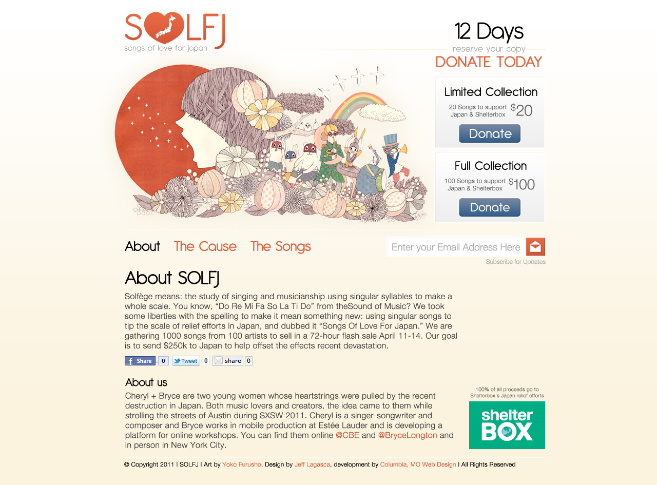 Songs of Love for Japan